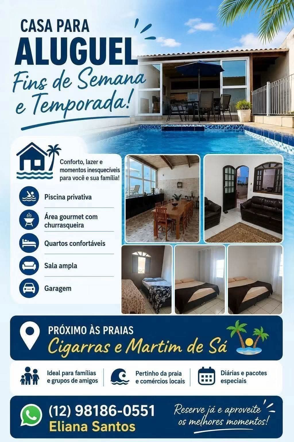 Alugo casa simples com piscina para fins de semana e feriados. - foto 15